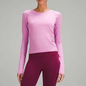 Swiftly Tech Long-Sleeve Shirt 2.0 *Race Length Color Dahlia Mauve/Dahlia Mauve